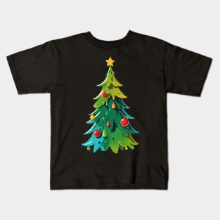 Ice Cream Christmas Tree Kids T-Shirt